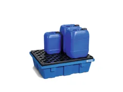 PE-opvangbak,v. 2x60l vat,opvangvol. 60l,HxBxD 325x645x795mm