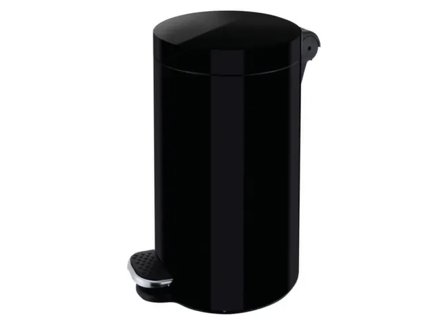 pedaalemmer,30l,HxØ 650x300mm,binnenbak kunststof,romp staal zwart