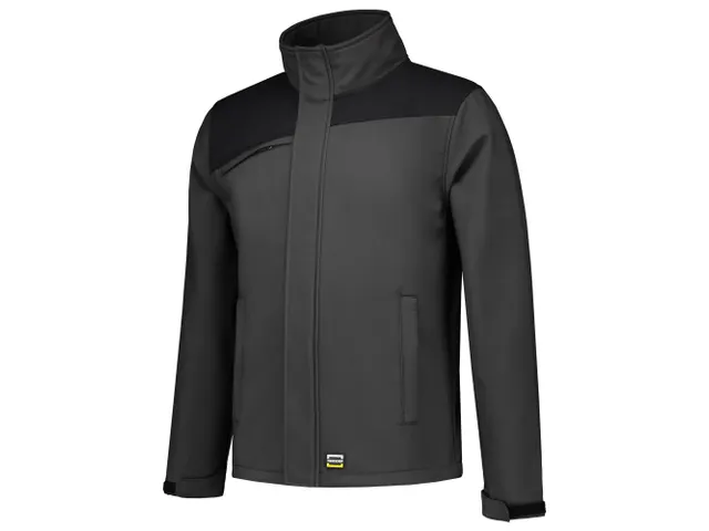 Tricorp Bicolor 402021 softshell, grijs/zwart, maat 4XL, per stuk