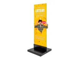 Reclamepaneel Panel Base Staal 40x40 cm Zwart