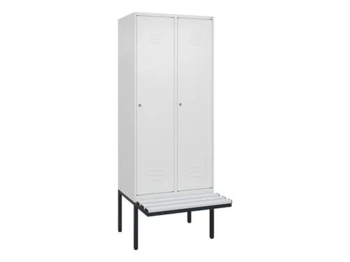 locker voor scheiding van kleding,HxBxD 2120x800x815mm,2vak