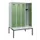 locker met bank,HxBxD 1950x1200x815mm,4vak,vak B 300mm,cilinderslot