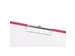 Klembordmap MAUL A4 staand met penlus PVC neon roze