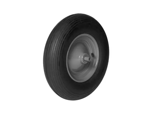 kruiwagenwiel,draagverm. 250kg,ØxB 400x100mm,aslengte 130mm