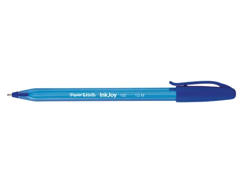 Balpen Paper Mate Inkjoy 100 medium blauw