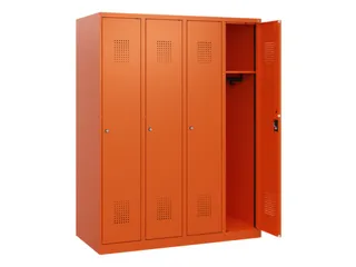 schoollocker,HxBxD 1530x1200x500mm,4vak,vak B 300mm,cil.-slot - 1