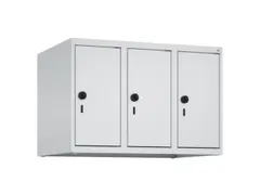opzetkast,v. locker,3vak.,vak B 250mm,HxBxD 500x750x500mm,vleugeldeur