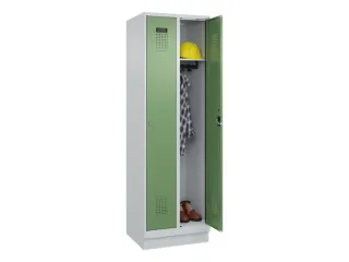 locker,HxBxD 1950x600x500mm,2vak,vak B 300mm,cil.-slot,sokkel - 1
