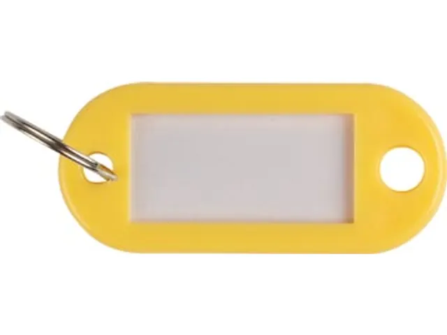 Sleutelhanger Pak Van 10 Stuks Geel