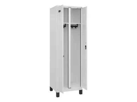 locker voor scheiding van kleding,HxBxD 1950x600x500mm,2vak