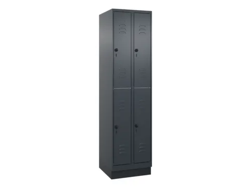 dubbeldekse locker,HxBxD 1950x500x500mm,2x2vak.,vak B 250mm