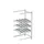 ESD-Kanban-stelling,aanbouwveld aan de zijkant,HxBxD 1860x933x805mm
