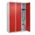 locker,HxBxD 1850x1200x500mm,3vak,vak B 400mm,draaigrendel