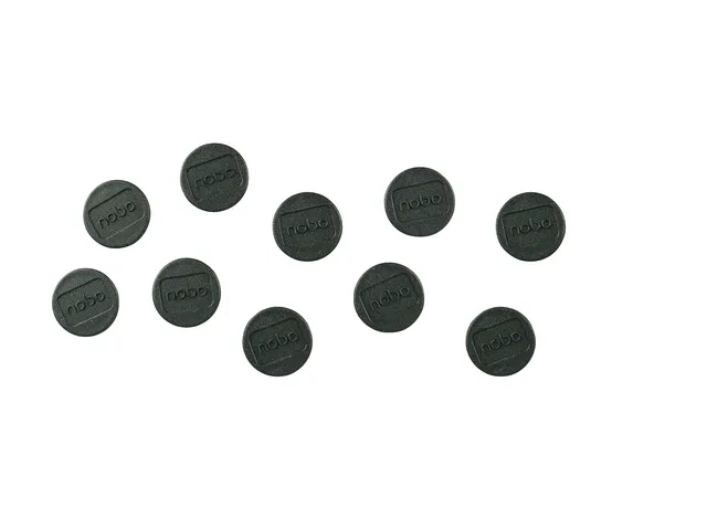 Magneet Nobo 13mm zwart 10 stuks