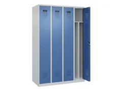 locker voor scheiding van kleding,HxBxD 1850x1200x500mm,4vak