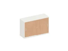 schuifdeurkast,HxBxD 770x1200x430mm,decor romp wit,decor front beuken