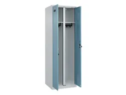 locker voor scheiding van kleding,HxBxD 1850x600x500mm,2vak