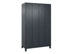 locker,HxBxD 1950x1200x500mm,4vak,vak B 300mm,cil.-slot,voeten