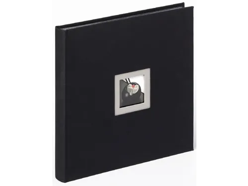 Fotoalbum walther design Black&White 30x30cm 25 vel zwart
