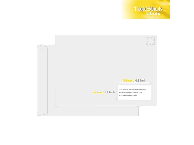 Etiketten universele labels A4 permanent 105x48mm Wit 1200 stuks