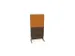 scheidingswand,v. kantoor-scheidingswand,NV bruin hickory,BN3005-geel