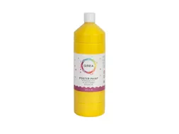 Plakkaatverf Qrea geel 1000ml