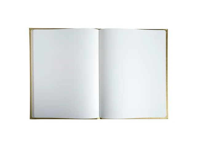 Livre d'or Balacron avec titre 100 pages blanches - 27x22 cm vertical