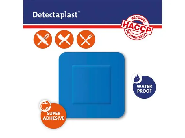 Pansement Detectaplast 8140 universal hydrofuge bleu 38x38mm 100pcs