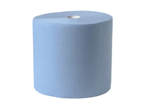 Poetspapier 360 Meter verlijmd blauw 3-laags Pallet 36 Rol