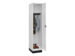 locker,HxBxD 1950x400x500mm,1vak,vak B 400mm,draaigrendel,sokkel