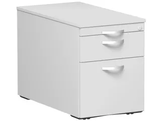mobiel ladeblok,HxBxD 570x430x800mm,2lade(n),lichtgrijs - 2