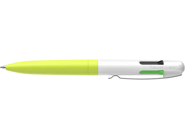 Balpen Schneider Take 4 Neon geel/wit