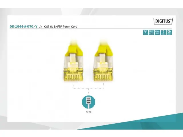 Cat 6A S-Ftp Patch Cord Cu Lszh Awg 26