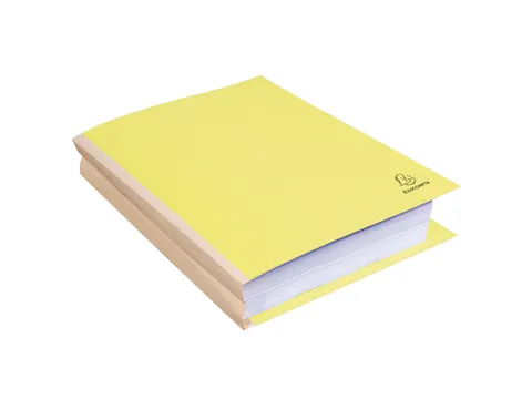 25 mappen met linnen rug FOREVER 320g/m2 24x32cm Geel