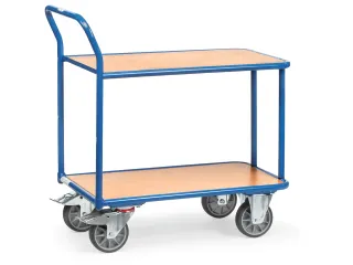 Tafelwagen 2600 400kg 2 Etages 850x500mm Houten Plaat - 2