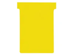 T-planbordkaarten index 3, ft 120 x 92 mm, geel