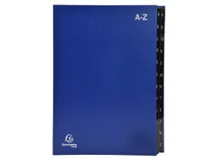 Sorteermap Ordonator A-Z 24vak blauw