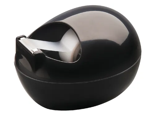Plakbandhouder Scotch by Karim Rashid zwart + 1 rol magic tape 19mmx7.