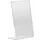 Kaarthouder Budget L-Standaard A6 1,5 Mm Staand Acryl set van 10 stuks