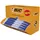 Balpen Bic Atlantis classic grip clic medium blauw 30+6 Gratis