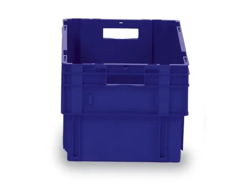 Euronorm Draaistapelbak Pp Hxlxb 320X600X400Mm 60L Blauw