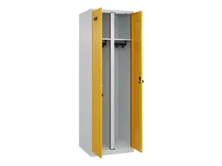 locker voor scheiding van kleding,HxBxD 1850x600x500mm,2vak - 1