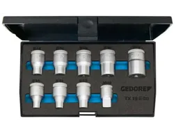 TX 19 E-09 Dopsleutelset 1/2 9-delig extern TX E10-E24