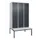 Z-garderobekast,HxBxD 2120x1200x815mm,6vak,vak B 400mm,cil.-slot