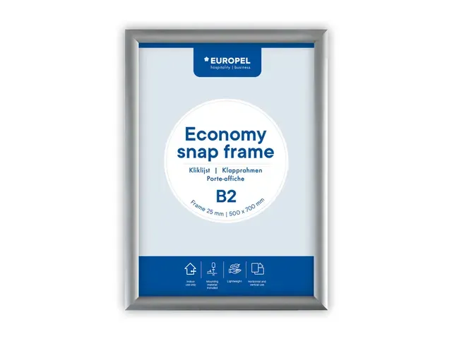 OUTLET Kliklijst Europel Economy B2 zilver