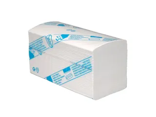 CMT Handdoekpapier I-vouw Eco Cellulose 2-laags Wit 22x32cm 3200 Stuks - 1