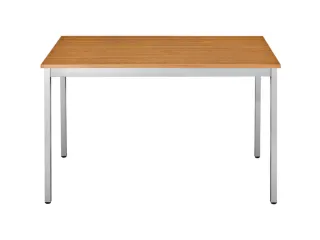 Tafel Vierkant 160x80 Cm Rechthoekig Frame Aluminium Blad Kersenhout - 1