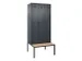 locker met bank,voor scheiding van kleding,HxBxD 2120x900x815mm,3vak