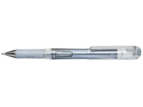 Gelschrijver Pentel K230M zilver 0.4mm