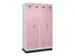 locker voor scheiding van kleding,HxBxD 1950x1200x500mm,4vak